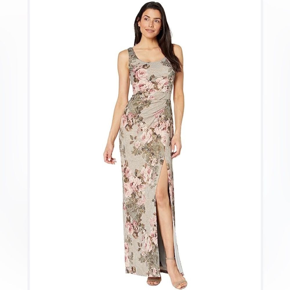BHLDN x ADRIANNA PAPELL
Floral Print Brocade Gown/ size 2